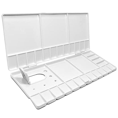 VViViD Paint Palette with 28 Wells, 5 Mixing Trays, Portable Folding Box, Art Class - size: 1 Pack