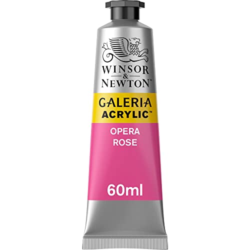 Winsor & Newton Galeria Acrylic Color, 60ml (2-oz) Tube, Opera Rose - color: Opera Rose, style: 2-oz Tube