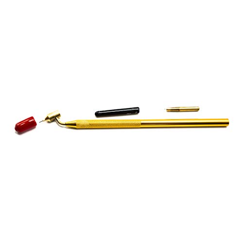 KINGART Fine Line Painting Pen 0.5mm Fine Line Brass Tips. Fluid Writer Paint Applicator Pen with Reservior, Prefect Tool for Drawing Lines, Lettering, Touching Up Paint & Scratch Repair - style: Fine Line