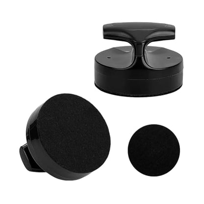 UNICRAFTALE Block Printing Baren Baren with Comfortable Handle Printmaking Tool with Flannel Pad Black Embossing Stamping Tool for Painting Linoleum DIY Art Craft Supplies 3.72 Inches
