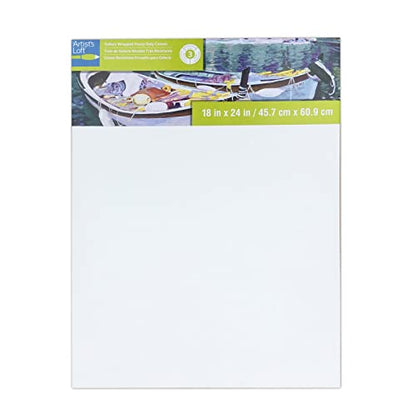 Artist's Loft Level 3 Gallery Wrapped Heavy Duty Canvas, 6 Pack - size: 18 x 24