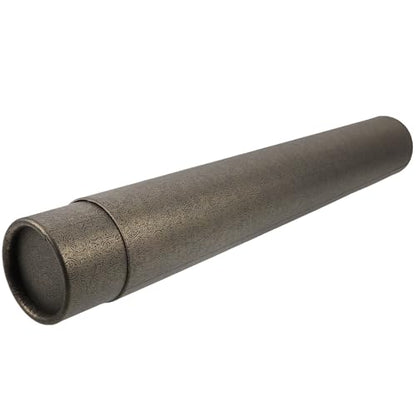 Hemoton Expandable Telescoping Poster Tube with Retractable Design Storage Case for Artwork Documents Mailing and Drafting Portable Black-gold Inner