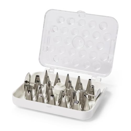 Ateco Cake Decorating Set, 29 Piece, Plastic, - size: #782 29 pc Decorating Tip Set