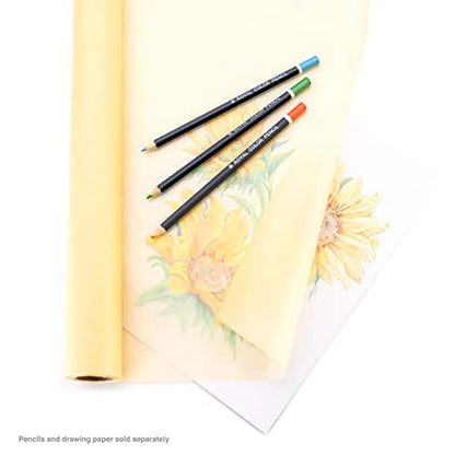 Bee Paper Canary Sketch and Trace Roll, 24-Inch by 20-Yards - color: Canary, size: 24-inch x 20-yard Roll