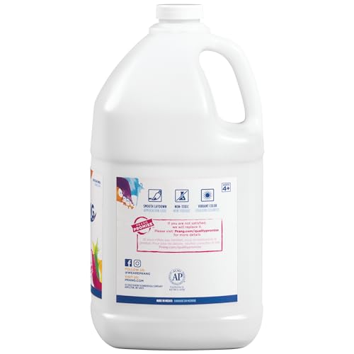 Prang Ready-to-Use Tempera Paint, White, 1 Gal., 1 Count - color: White