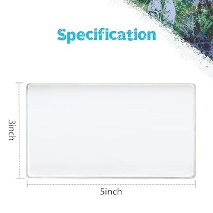 Vollence 3" X 5" Gel Printing Plate Reusable – Ideal for Monoprinting, Press Techniques, and Creative Art Projects - size: 3" x 5"