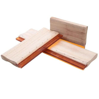 Silk Screen Printing Squeegee Ink Scaper Scratch Board Tools(15cm) - size: 15cm