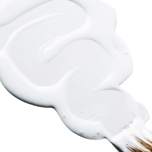 GOLDEN High Flow Acrylics, Titanium White, 16 fl. oz. Bottle, Professional Acrylic Paint, Semi-Opaque