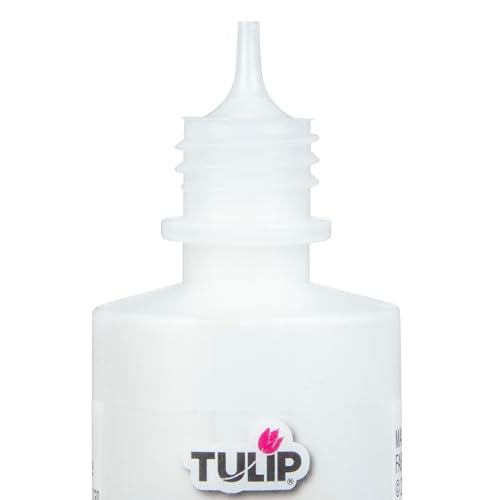 Tulip Puff Fabric Paint Metallic Finish , Permanent Craft Paint for Clothes, DIY Projects, Notoxic, 4 fl oz, Metallic White - color: METALLIC WHITE, size: 4 Fl Oz (Pack of 1)