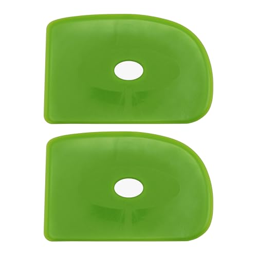 Creative Hobbies 2 Pack of Medium Firm Silicone Pottery Rib | Ceramic Sculpting Tool for Smooth Finishing and Removing Finger Marks - Essential Tool for Potters (Shape 5) - color: Shape 5