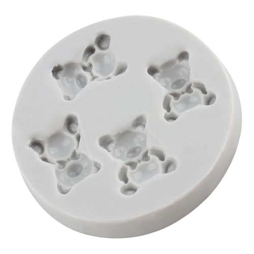 Cute Bear Polymer Clay Mold Bear Silicone Molds for DIY Crafts Epoxy Resin Casting Air Dry Polymer Clay Plaster Jewelry Making - color: Style D