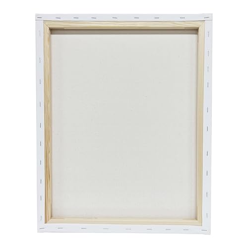 Artist's Loft 5 Count 16” x 20” Super Value Canvas - Acid Free Cotton Canvas for Paint, Acrylic, & Oils - 1 Pack - size: 16 x 20 inches