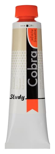 Cobra Study Water Mixable Oil Colour - Titanium Buff 40ml Tube