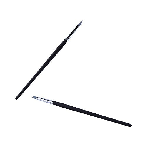 5pcs Clay Color Shaping Modeling Flexible Silicone Wax Clay Sculpting Carving Pottery Making Tool Pen with Black Wood Handles