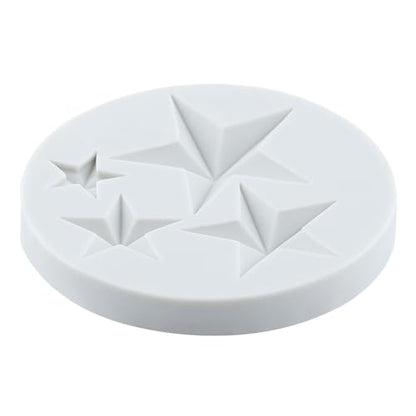 Star Polymer Clay Mold Five Pointed Star Silicone Molds for DIY Crafts Air Dry Plaster Polymer Clay Epoxy Resin Casting Jewelry Making - color: Style B
