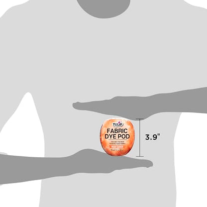 Tulip Fabric Dye Pod Main Squeeze (Orange), Dye for Washing Machines - color: Main Squeeze