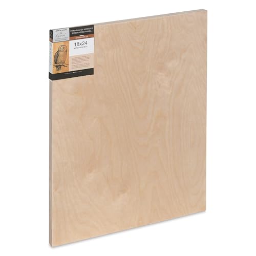 Cradled Wood Panel - 18" x 24", 1" Profile