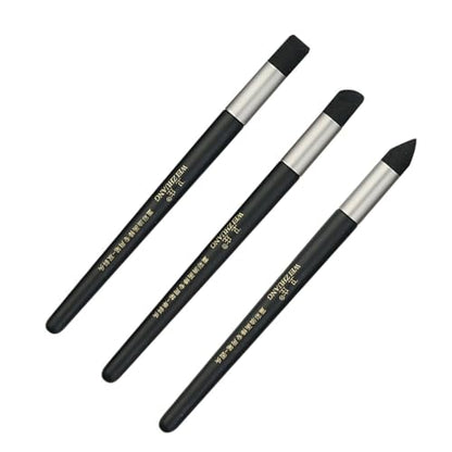 Color Shaper Paints Mixing Tool Paint Shaper Color Painting Blending Tool for Smearing Blending Highlighting Pastel Tools Soft Pastel Silicone Tools Oil Soft - color: Black 3 Pack Set