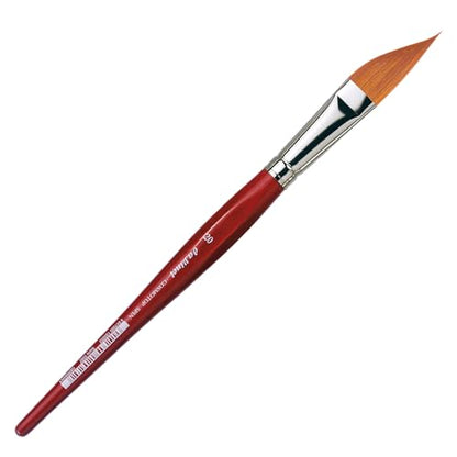 da Vinci Watercolor Series 5587 CosmoTop Spin Paint Brush, Slant Liner Synthetic with Red Handle, Size 20 - size: Size 20, style: Slant Liner