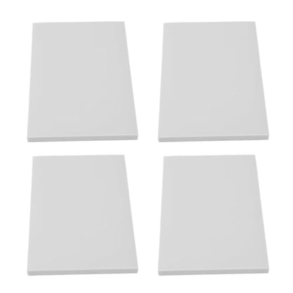 10PCS Rubber Stamp Carving Block, Soft Easy Carve Stamp Making Kit for DIY Printmaking, Premium Carving Rubber Blocks with Smooth Surface for Beginners and Crafters (White) - color: White