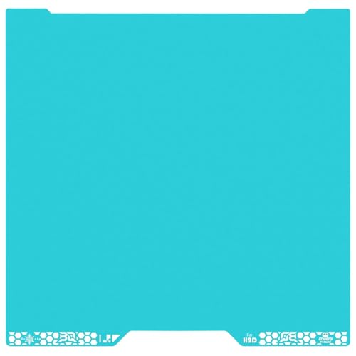 BIGTREETECH BIQU Cryogrip Pro Glacier for Bambu-Lab H2D/H2S 3D Printer 355x346MM Double-Sided Fine Textured Build Plate High Adhesion Heated Bed Cover Upgrade Removable&Easy Clean Spring Steel Sheet - style: Glacier(H2D/H2S)
