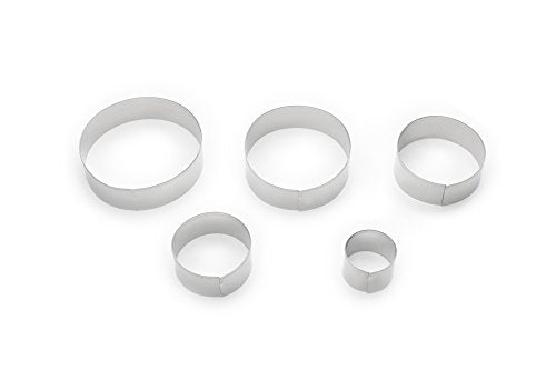 Fox Run - 3681 Fox Run, 1 x 4 x 4 inches, Circle Cookie Cutter Set - color: Circle Cookie Cutter Set