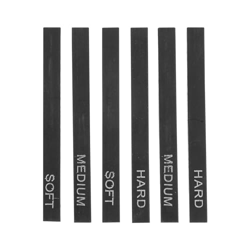 TEHAUX 6Pcs Sketch carbon square bars vine suits art charcoal sticks dark charcoal sticks Compressed Sticks Charcoal Rods compression suite pencil graffiti stick set