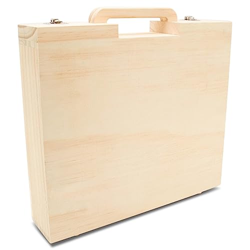 Woodpeckers Nesting Craft Suitcases, 1 Set of 3 Unfinished Wooden Boxes for Crafts, Travel Friendly Memory Boxes for Keepsakes - size: Nesting Set (3 Sizes)