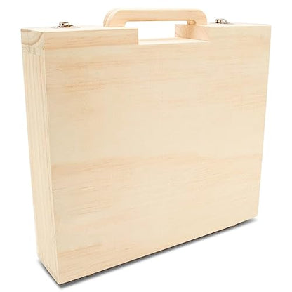 Woodpeckers Nesting Craft Suitcases, 1 Set of 3 Unfinished Wooden Boxes for Crafts, Travel Friendly Memory Boxes for Keepsakes - size: Nesting Set (3 Sizes)