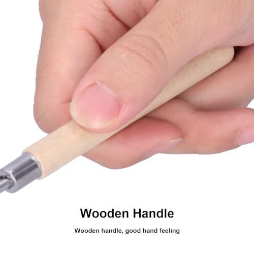 3Pcs Palette Knife Set with Wooden Handle, Metal Paint Scraper Tools for Oil Painting, Mixing, Spreading and Texture Art