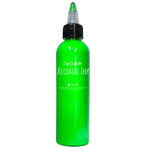 Premium Alcohol Ink|by Ezgi Sertcetin (Neon Green) - color: Neon Green