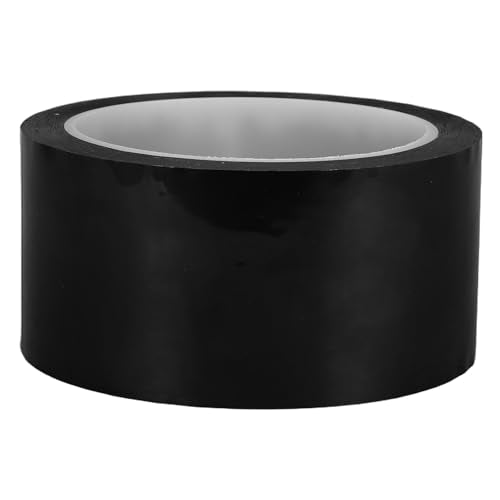 OUNONA 1 Roll Blackout Tape for Electronics - 2" x164ft PET Film Light Blocking Adhesive Tape - Heat Resistant and Waterproof - Single-Sided for LED Lights Screens and Glare Shielding - size: 5000.00X5.00X0.10CM