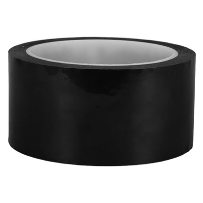 OUNONA 1 Roll Blackout Tape for Electronics - 2" x164ft PET Film Light Blocking Adhesive Tape - Heat Resistant and Waterproof - Single-Sided for LED Lights Screens and Glare Shielding - size: 5000.00X5.00X0.10CM