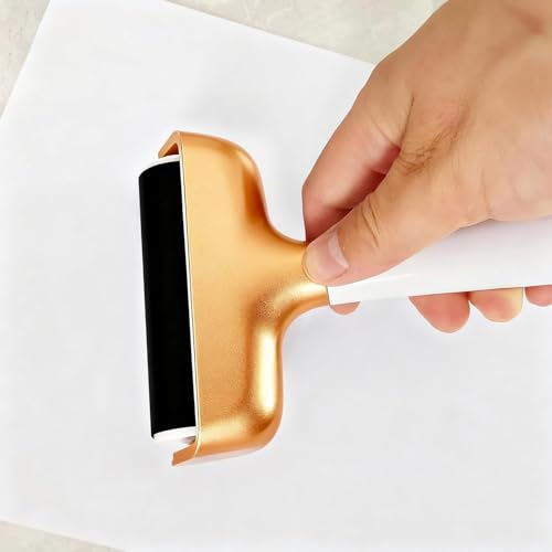 AOUWEY Brayer Roller & Mat Tweezers Remover Tool Set | For Manually Rolling, For Applying Adhesive