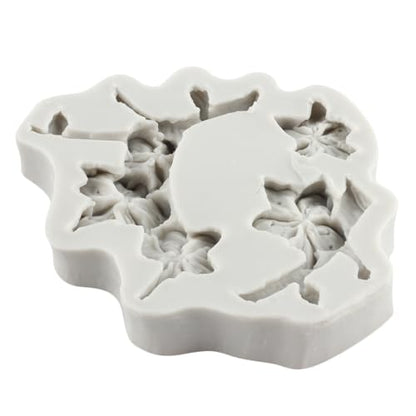 Plum Blossom Polymer Clay Molds Plum Blossom Branch Silicone Mold for DIY Crafts Epoxy Resin Casting Air Dry Polymer Clay Plaster Jewelry Making - color: Style D