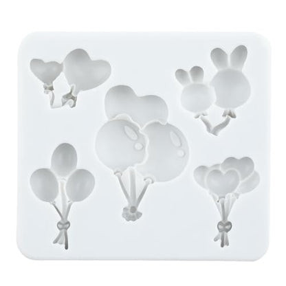 Heart Balloon Silicone Mold Balloon Polymer Clay Molds for DIY Crafts Epoxy Resin Casting Air Dry Polymer Clay Plaster Jewelry Making - color: Style C