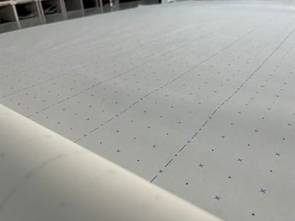 Pattern Paper for Sewing, Tracing Paper for Pattern Drafting, Marking Paper for Dressmaking, 60g Weight (Alphanumeric Dotted Paper, 45 Inch x 20 Yard)