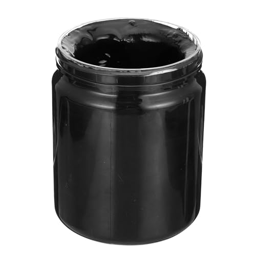 Ciieeo 300ml Water Based Printing Ink Bottle for Art Handicrafts with Black Color Paste Pigment, Portable and Lightweight Design, for Painting and DIY Projects