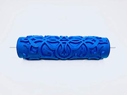 Pattern Paint Roller - 7" Roller (Moroccan Damask Pattern) - color: Moroccan Damask Pattern