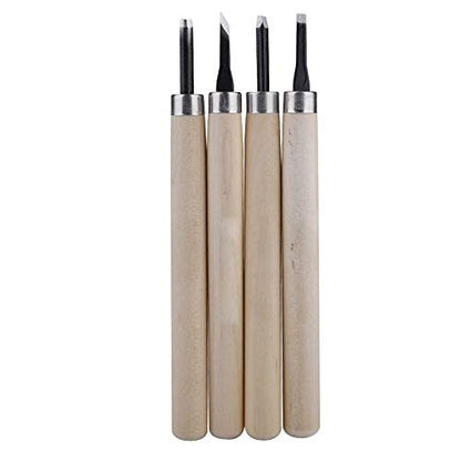 Naroote Rubber Stamp Carving Kit, Stamp Making Tools Set with 3 Rubber Sheets 4 Carving Knives Ink Pad A5 Pad, Ideal for DIY Handcraft Enthusiasts