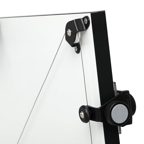 Acurit Multi-Angled 20”x26” PXB Drawing Board for Artists and Designers - Portable Tabletop Workspace, Drawing, Sketching, Drafting, Painting - Portable Laminated Surface w/Ruler & Parallel Motion Bar - size: 20x26"