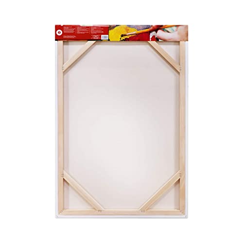 Artist's Loft 30" x 40" Level 2 Gallery Wrapped Traditional Canvas - Archival, Acid Free Cotton Canvas for Paint, Acrylic, & Oils - Bulk 12 Pack - size: 24\ x 36\