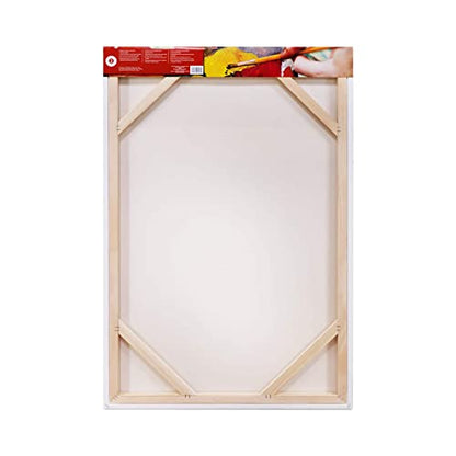 Artist's Loft 30" x 40" Level 2 Gallery Wrapped Traditional Canvas - Archival, Acid Free Cotton Canvas for Paint, Acrylic, & Oils - Bulk 12 Pack - size: 24\ x 36\