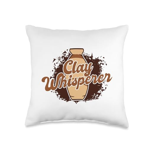 Professional Pottery Aprons Love Kit Tools Gifts Clay Whisperer Hobby Pro Wheel Lover Pottery Throw Pillow, 16x16, Multicolor - size: 16x16