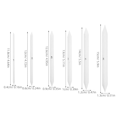 Anneome 42pcs Art Blending Stumps and Tortillions Drawing Tools for Artists and Beginners, Paper Sketch Blenders Set for Charcoal Shading, Smudging, and Drawing Accessories