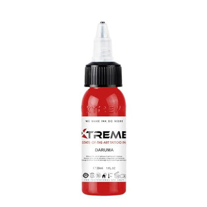 Xtreme Tattoo Ink, Versatile Medium Viscosity for Precision Tattooing, Rich Hue, Quick Healing, Acrylic-Free, Water Based and Premium Quality - Ready-to-Use Tattoo Ink (Daruma, 1 oz) - color: Daruma, size: 1 oz