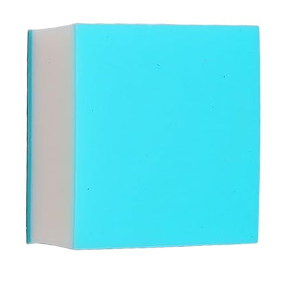 Rengue 10pcs Stamp Carving Blocks 3 Layers Soft Rubber Engraving Stamps for DIY Handcrafts Blue White Blue 3 Layers with Uniform Size for Carving Practice Beginners