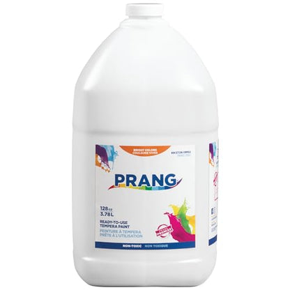 Prang Ready-to-Use Tempera Paint, White, 1 Gal., 1 Count - color: White