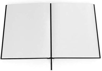 ARTEZA Hardcover Sketchbook, 8.5 x 11 in, 110 Sheets / 220 Pages, 68 lb / 100 GSM Acid-Free Drawing Paper with Ribbon Bookmark and Inner Pocket for Sketching, Drawing, and Journaling - size: 1 Pack