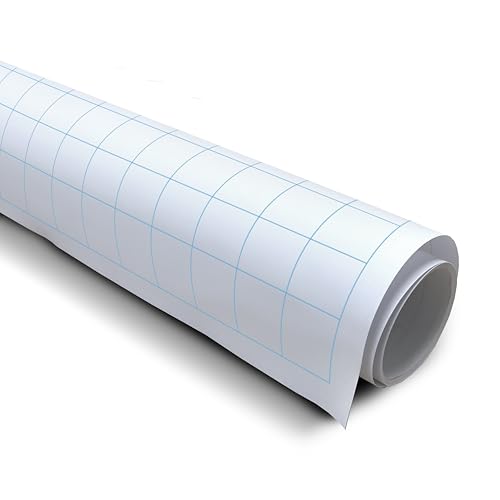 Geyer Instructional Products - 36" x 120" Large Graph Paper Roll, 1" Blue Grid, Ideal for School Classroom Graphing, Designing Blueprints and Floorplans, Tabletop Gaming and Custom Mapping - color: Blue, size: 1" Spacing